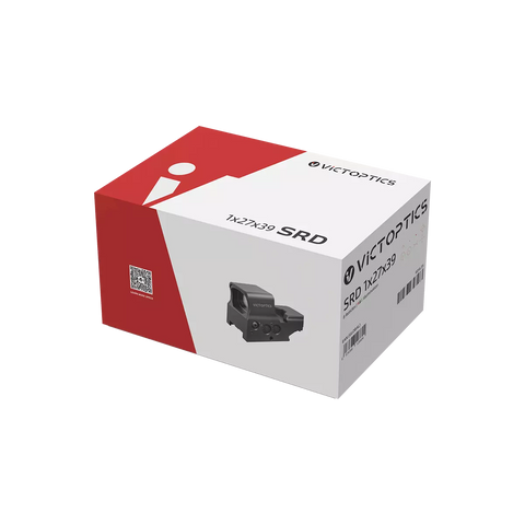 VictOptics SRD 1x27x39 Eight-Reticle Red Dot Sight | Red & Green Illumination (RDSL35)