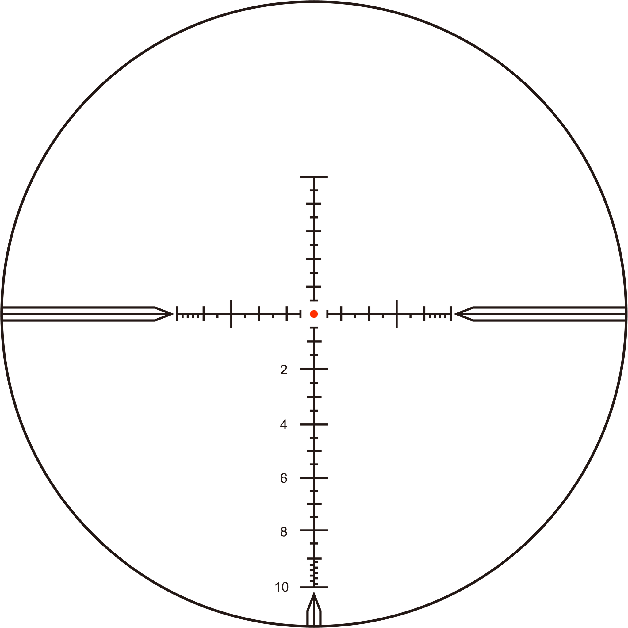 Tauron 3-18x50 GenII FFP Rifle Scope (SCFF-64)