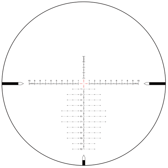 Tauron 6-24x50 HD MIL FFP Rifle Scope PRS | VTA-3 MIL Dot Reticle (SCFF-81)