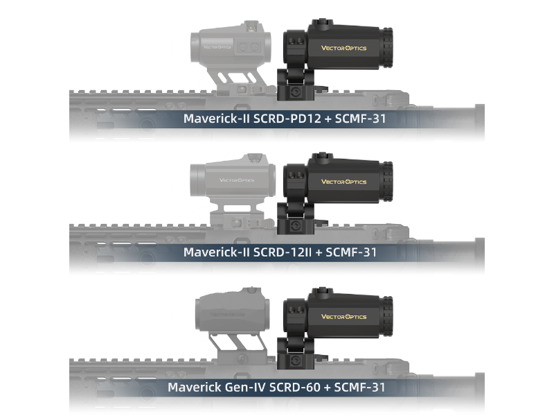 Maverick-III 3x22 Magnifier MIL(SCMF-31)