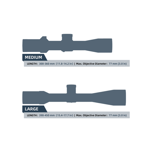 Vector Optics Neoprene Rifle Scope Cover Black Medium(SCNC-01M)