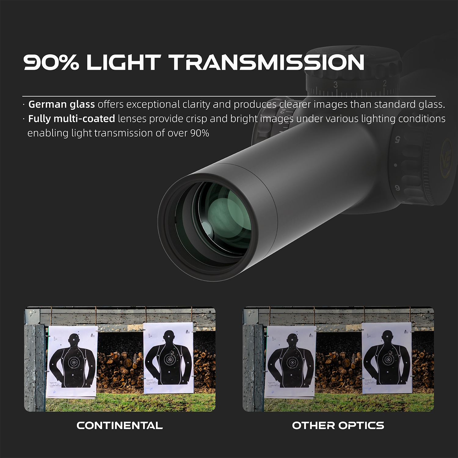 Continental 1-6x24i Fiber Tactical Riflescope (SCOC-44)