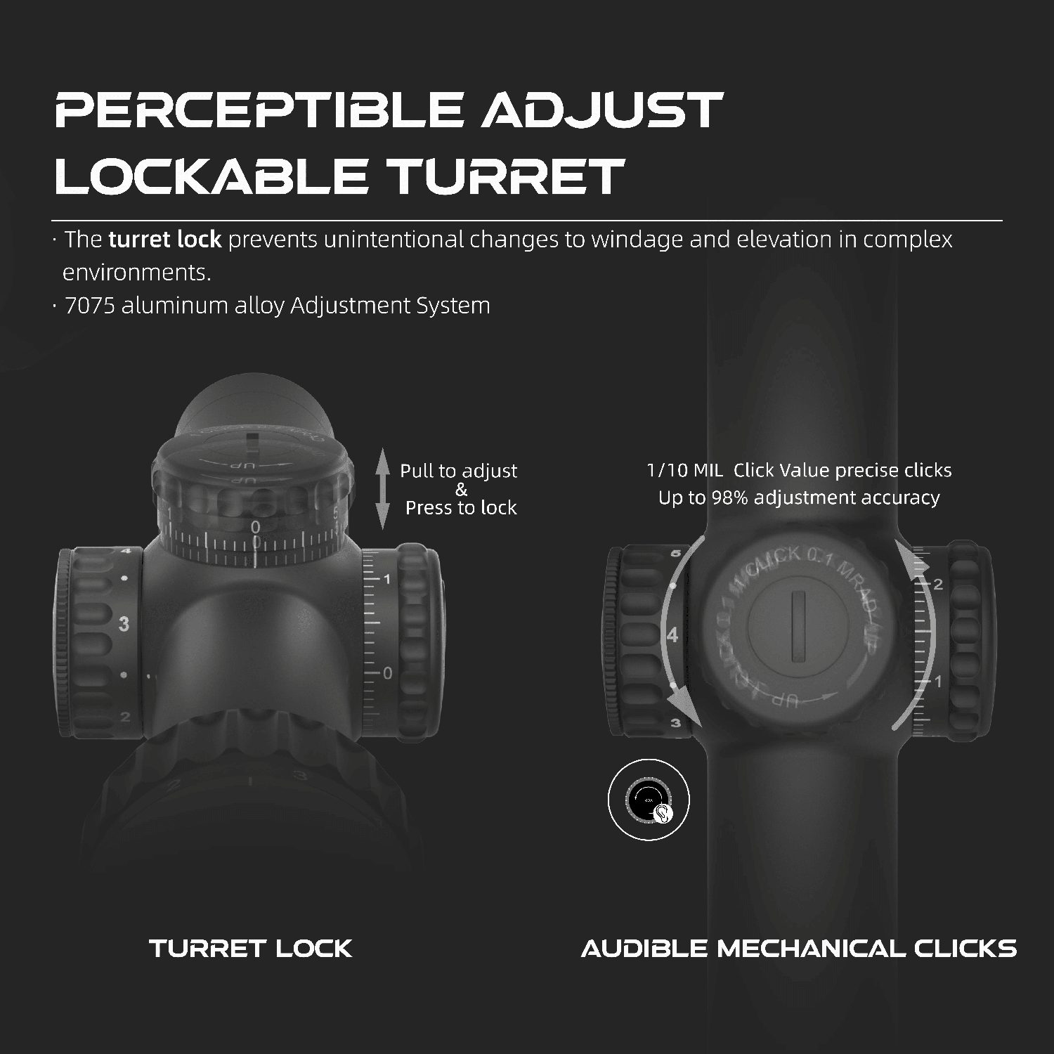 Continental 1-6x24i Fiber Tactical Riflescope (SCOC-44)