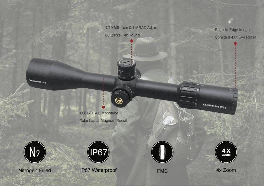 Tauron 6-24x50 HD (SCOL-46)