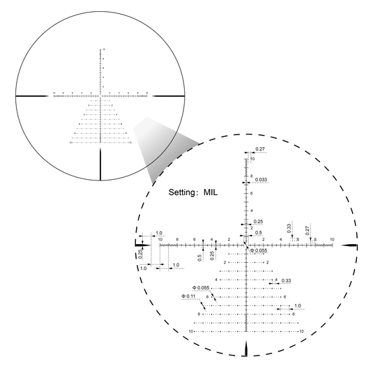 Tauron 4-32x56 ED FFP Riflescope (SCFF-34)