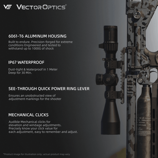 Tauron 5-30x56 GenII FFP MPX1 Reticle Rifle Scope (SCFF-66)