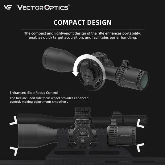 Small Game Hunting | Veyron GenII 4-16x44 HD DCR FFP FT/HFT Rifle Scope (SCFF-78)
