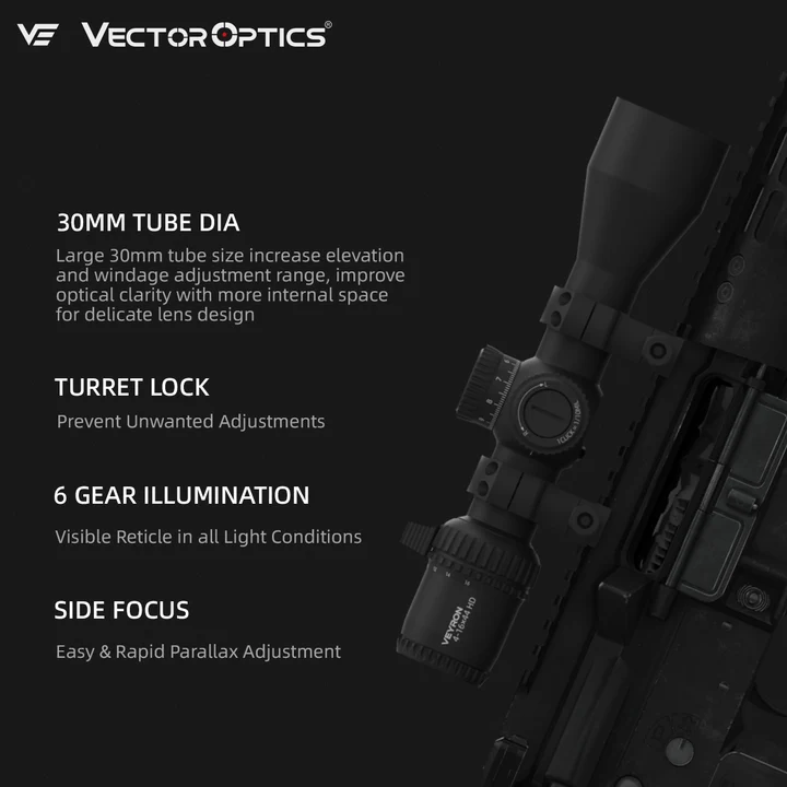 Load image into Gallery viewer, Small Game Hunting | Veyron GenII 4-16x44 HD DCR FFP FT/HFT Rifle Scope (SCFF-78)

