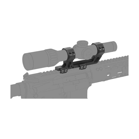 30mm One Piece AR Extended Picatinny Ring Mount
