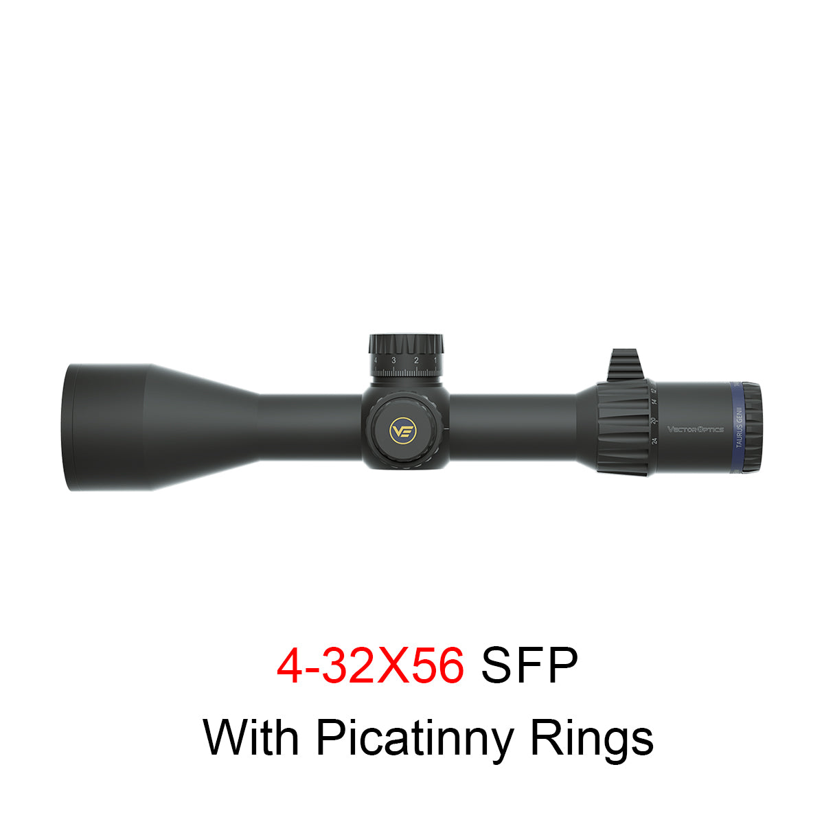 Tauron 4-32x56 ED SFP Rifle Scope (SCOL-56)