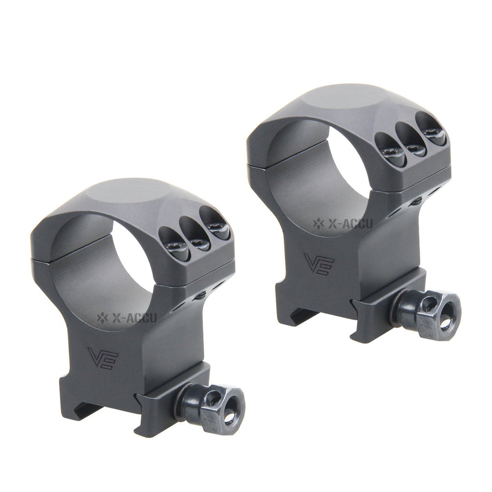 30mm X-Accu 1.4" Medium Profile Picatinny Scope Rings