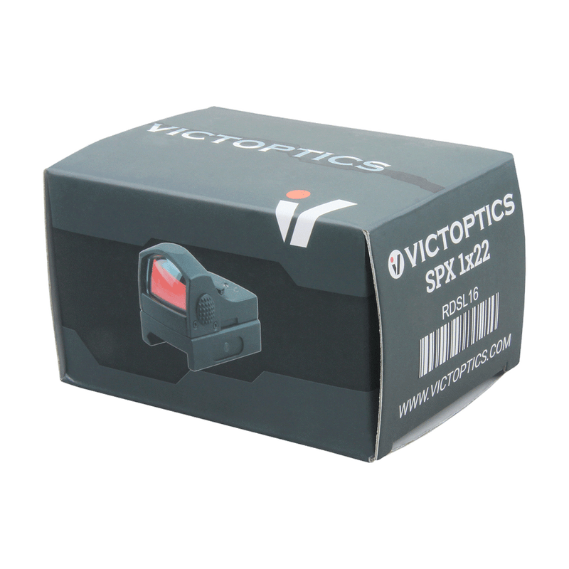 Load image into Gallery viewer, Victoptics SPX 1x22 Red Dot Sight packagebox
