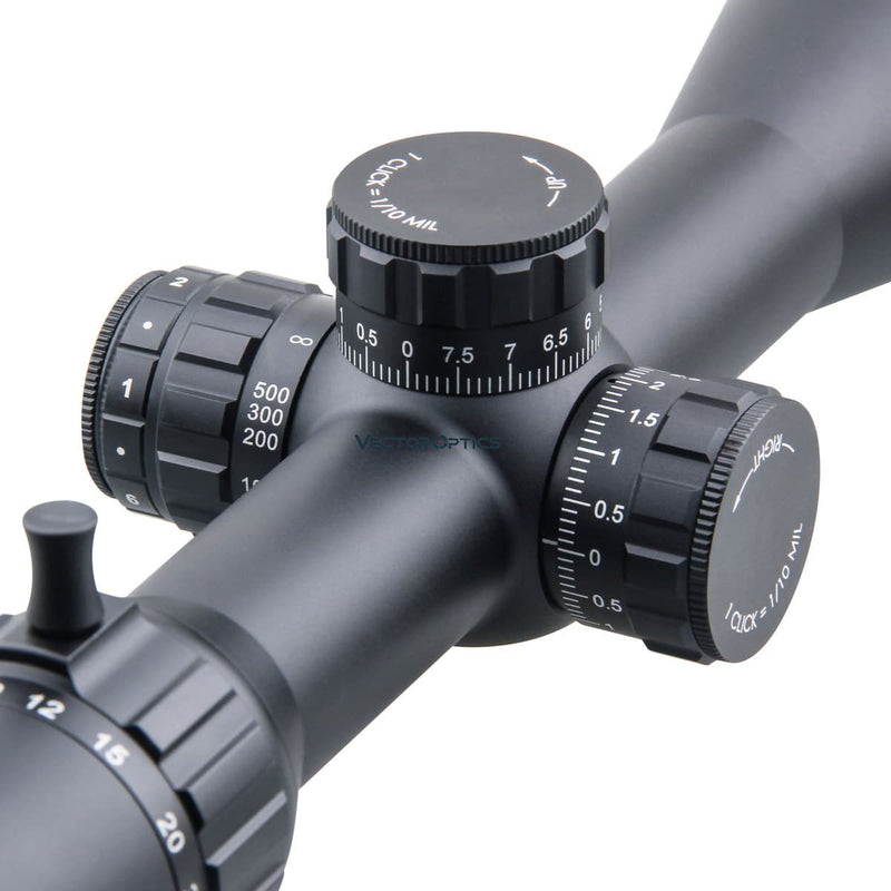 Load image into Gallery viewer, Vector Optics Gen2 Paragon 5-25x56 Tactical Riflescope Hunting Rifle Scope 1/10 MIL Sch0tt Glass 90% Light 2KM Long Range .338
