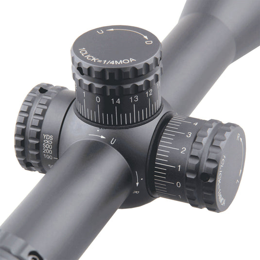 Vector Optics Hugo 6-24x50 1 Inch Riflescope Min 10 Yds BDC Wire Reticle Turret Lock Rem 700 Ruge 10/22