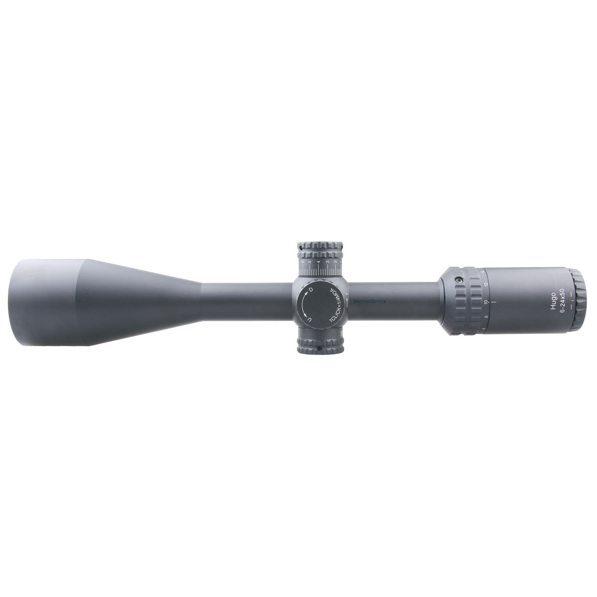 Vector Optics Hugo 6-24x50 1 Inch Riflescope Min 10 Yds BDC Wire Reticle Turret Lock Rem 700 Ruge 10/22