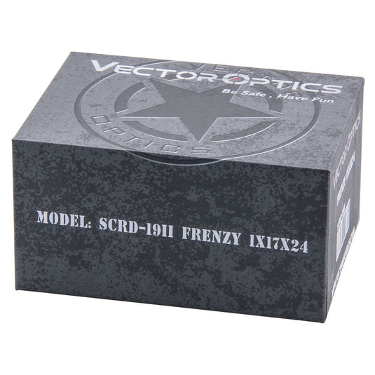 Vector Optics Frenzy 1x17x24 Red Dot Scope Pistol Handgun Sight IPX6 Water Proof Fit 21mm Picatinny GLOCK 17 19 9mm AR15 M4 AK