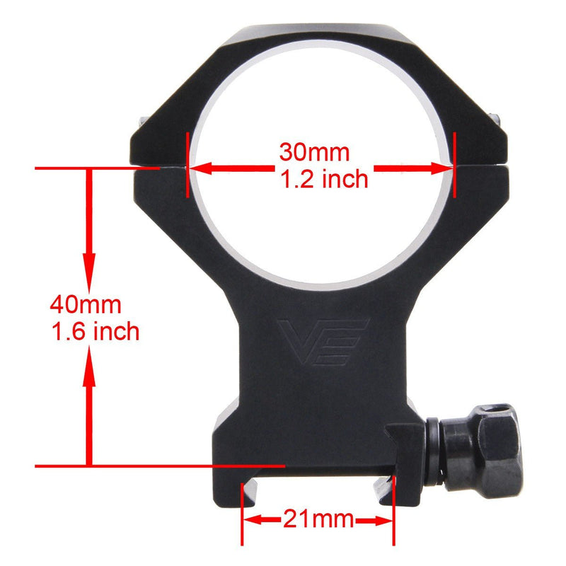 Load image into Gallery viewer, 34mm X-ACCU Scope Ring High - Vector Optics Online Store
