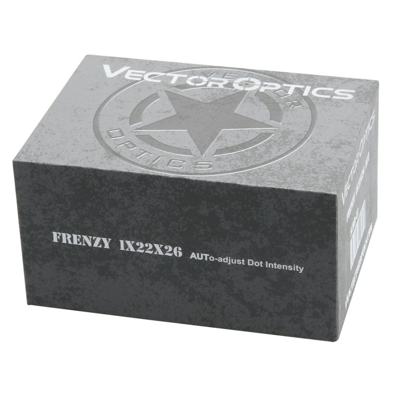 Load image into Gallery viewer, Frenzy-X 1x22x26 AUT Red Dot Sight packagebox
