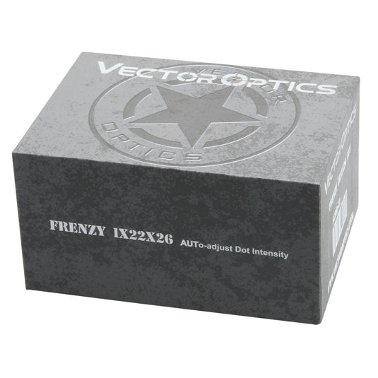 Frenzy-X 1x22x26 AUT Red Dot Sight packagebox