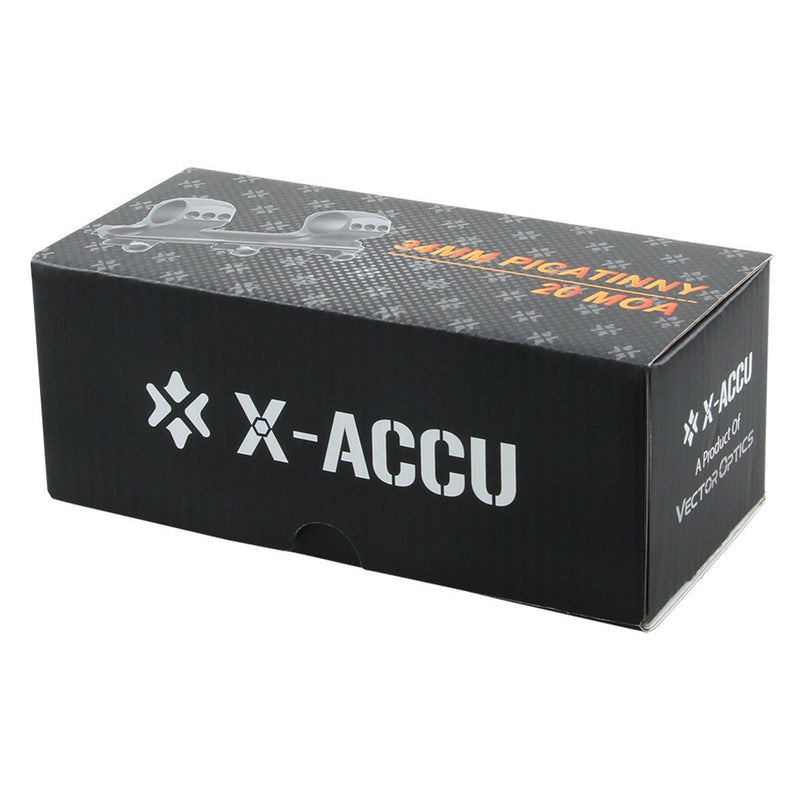 Load image into Gallery viewer, X-Accu 34mm Medium Profile One Piece 20MOA Picatinny Mount - Vector Optics Online Store
