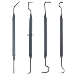 Gunpany 4 Polymer Double Side Cleaning Picks
