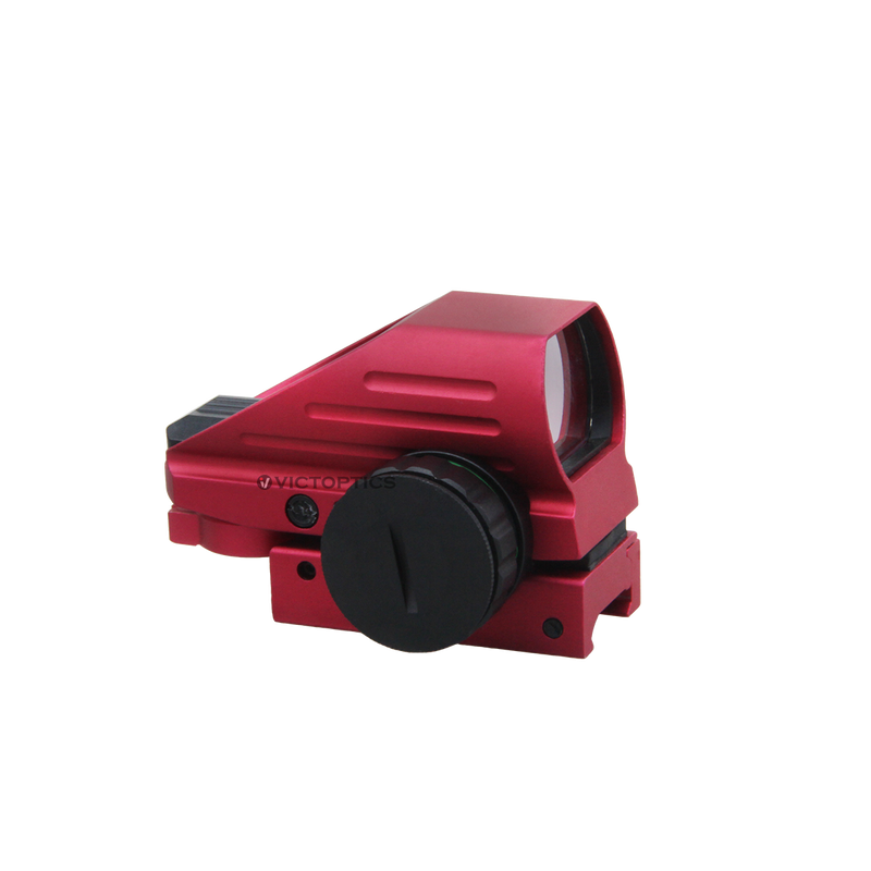 Load image into Gallery viewer, VictOptics Z3 1x22x33 Red Dot Sight Red Finish Details
