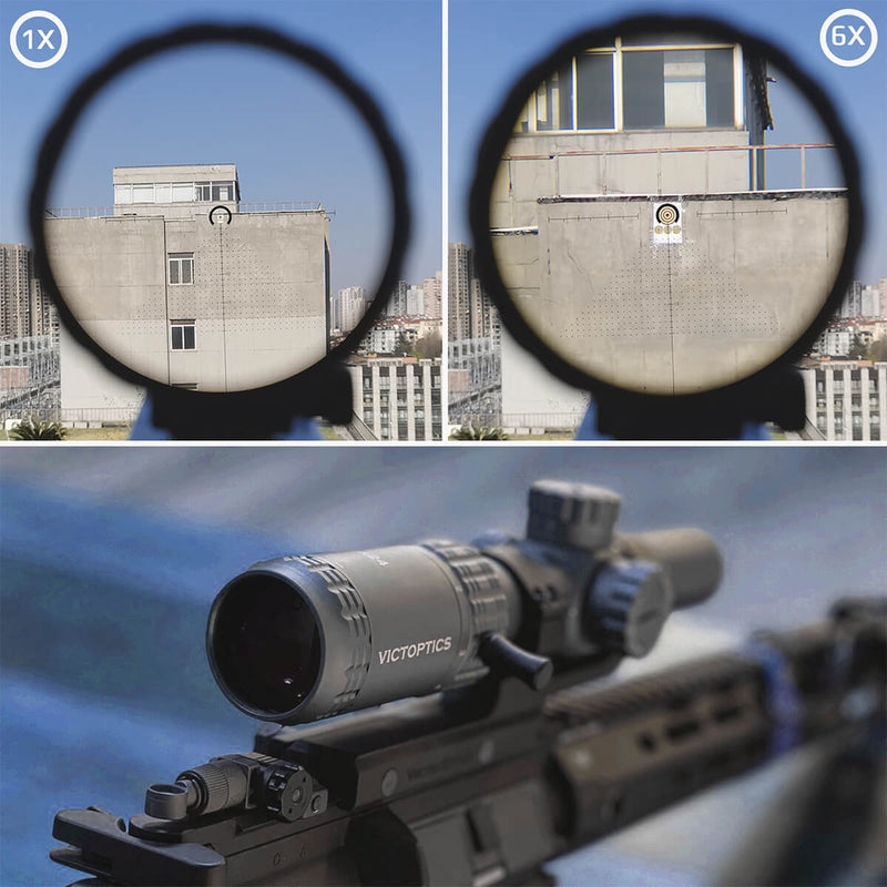 Load image into Gallery viewer, VictOptics S6 1-6x24 SFP LPVO Reticle Imaging
