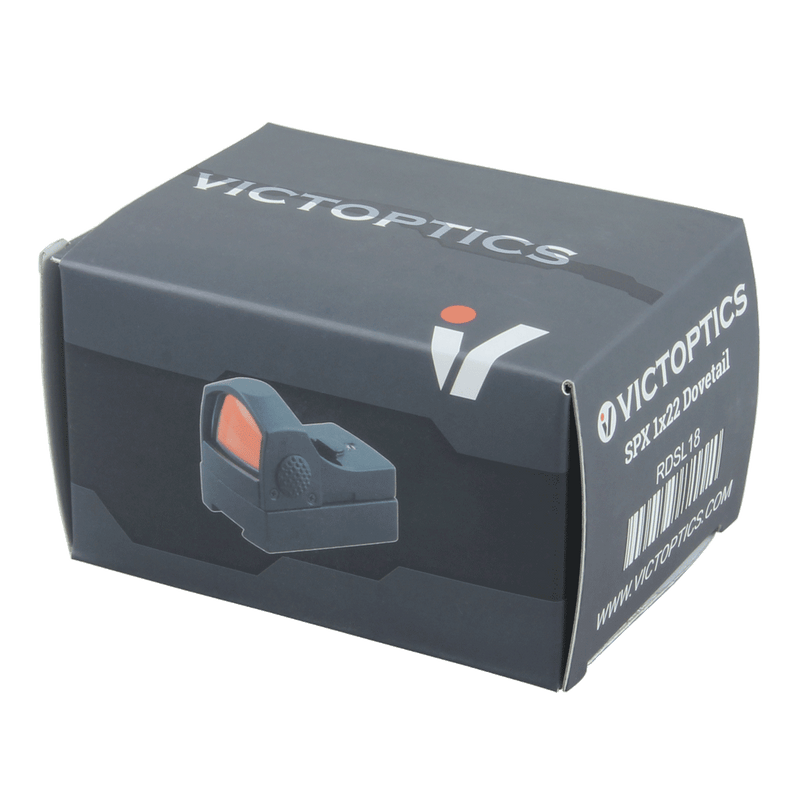 Load image into Gallery viewer, Victoptics SPX V3 1x22 Red Dot Sight Dovetail packagebox
