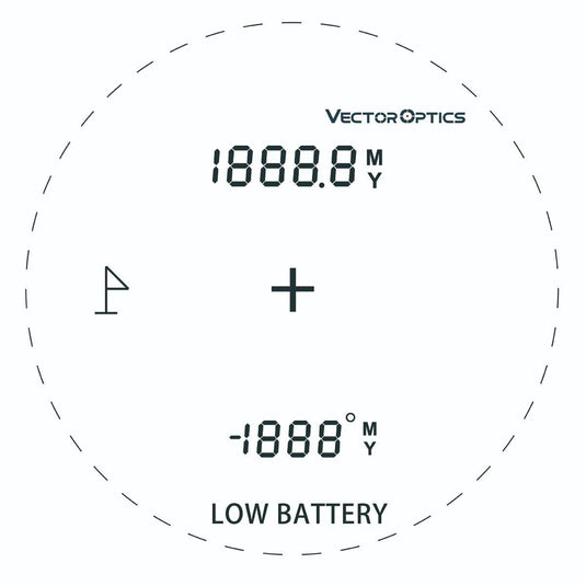 Paragon 6x25 LCD Rangefinder GenII 2000 Yards - Vector Optics Online Store