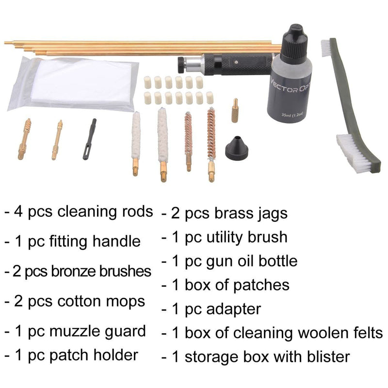 Load image into Gallery viewer, Gunpany .177 &amp; .22 Airgun Gun Cleaning Kit - Vector Optics Online Store
