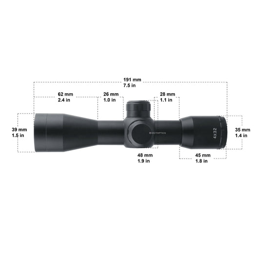 VictOptics B1 4x32 Compact Scope