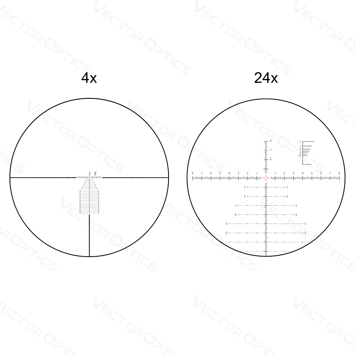34mm Continental x6 4-24x56 FFP FDE Ranging (SCFF-39)