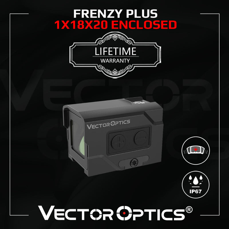 Load image into Gallery viewer, Enclosed 3MOA Reflex Sight | Frenzy Plus 1x18x20
