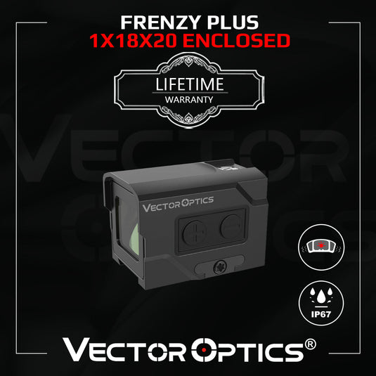 Enclosed 3MOA Reflex Sight | Frenzy Plus 1x18x20