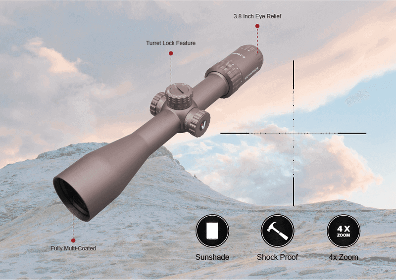 Load image into Gallery viewer, VictOptics S4 4-16x44 SFP Coyote FDE
