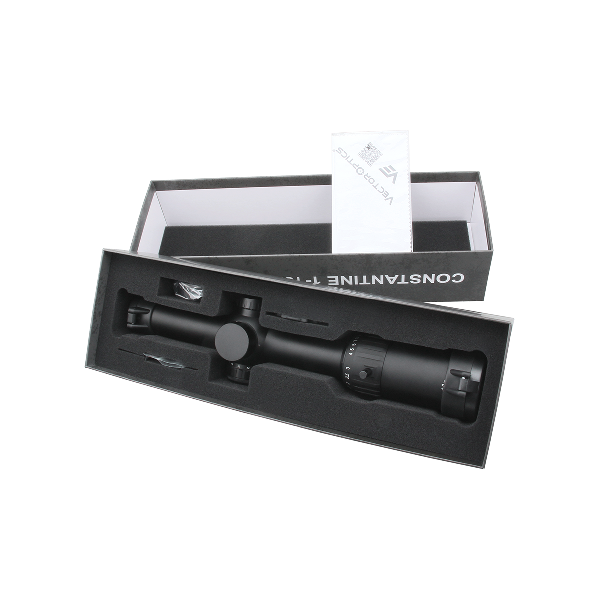 Constantine 1-10x24 SFP Riflescope packing box open