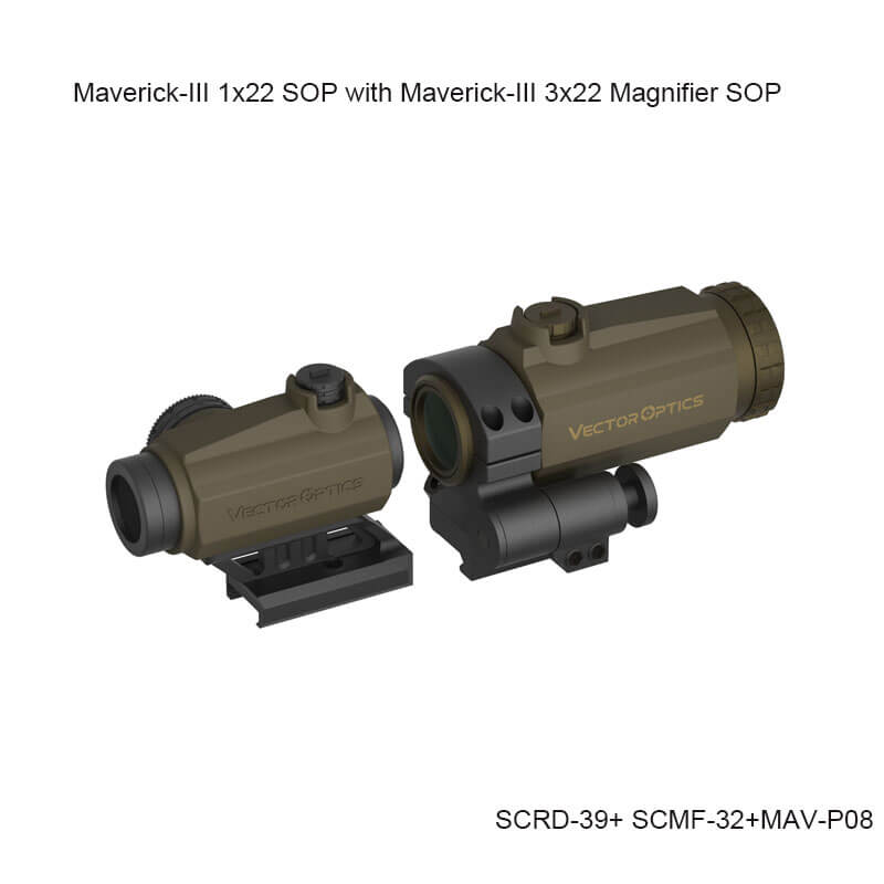 Vector Optics Maverick 1x22 S-SOP (IPX6) Red Dot Sight