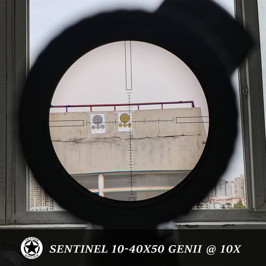 Sentinel 10-40x50 Center Dot Riflescope Imaging