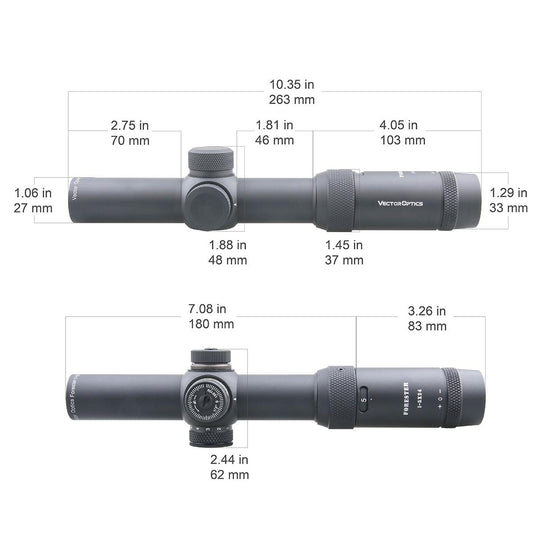 Forester 1-5x24SFP LPVO Riflescope