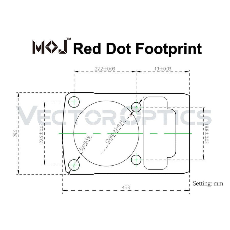 Load image into Gallery viewer, Frenzy Red Dot Pistol Mount Adapter G17 MOJ Footprint - Vector Optics Online Store

