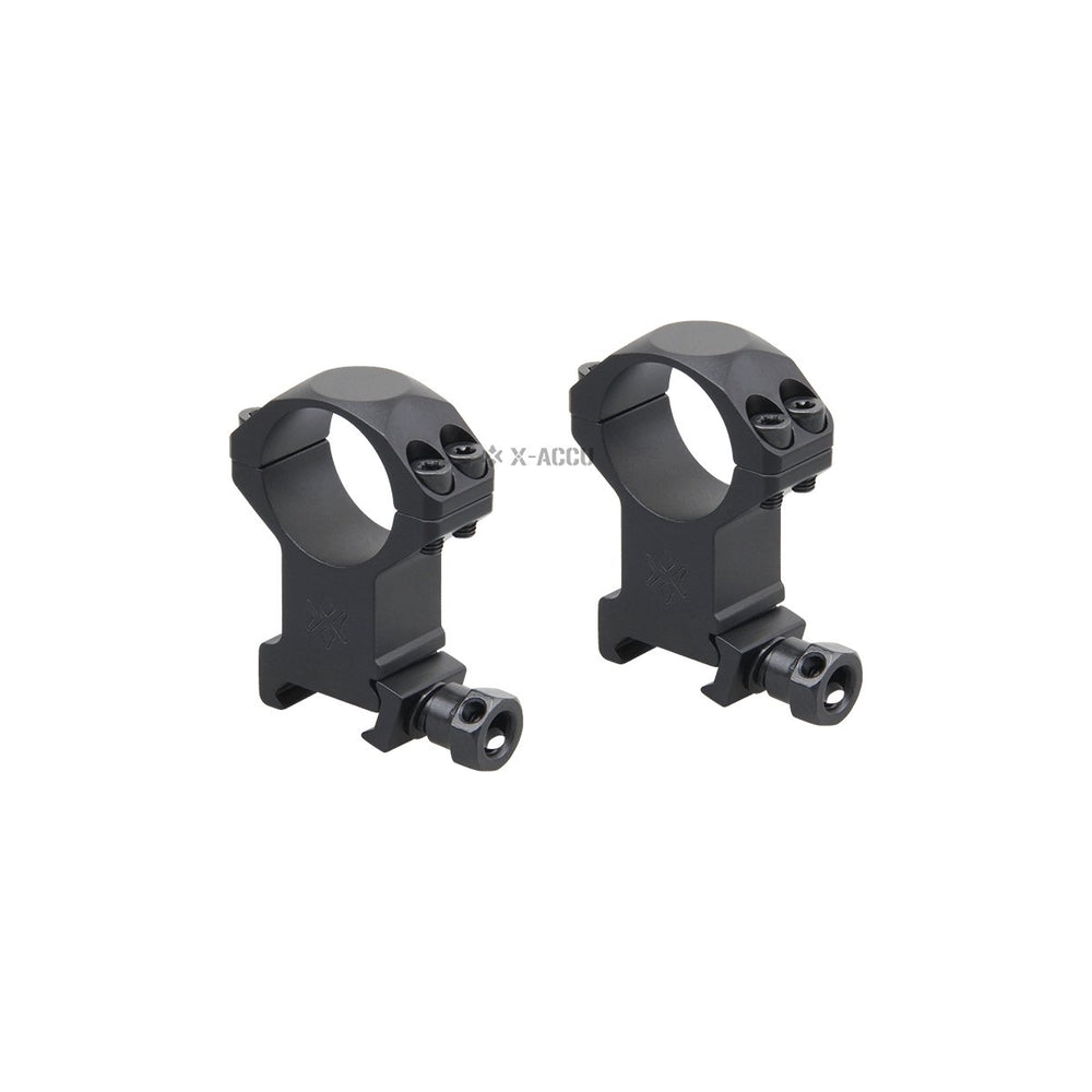 25.4mm X-Accu 1.4" High Profile Picatinny Rings