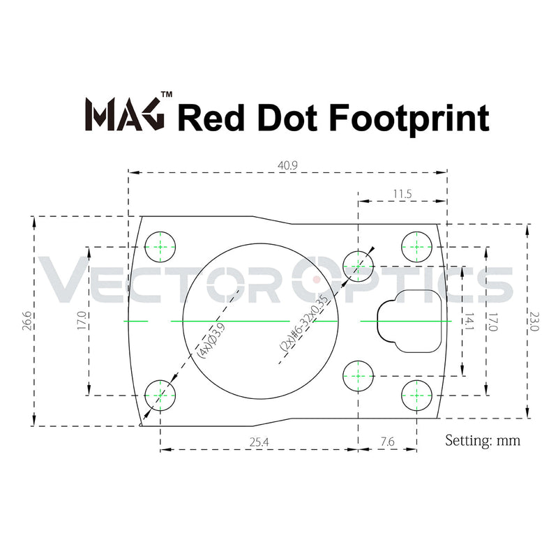 Load image into Gallery viewer, Frenzy-S 1x17x24 MIC Pistol Green Dot Sight 7075 Alu
